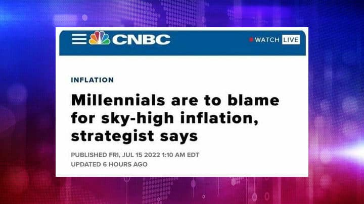 Millennials Are Not to Blame for High Inflation - The Money Sloth